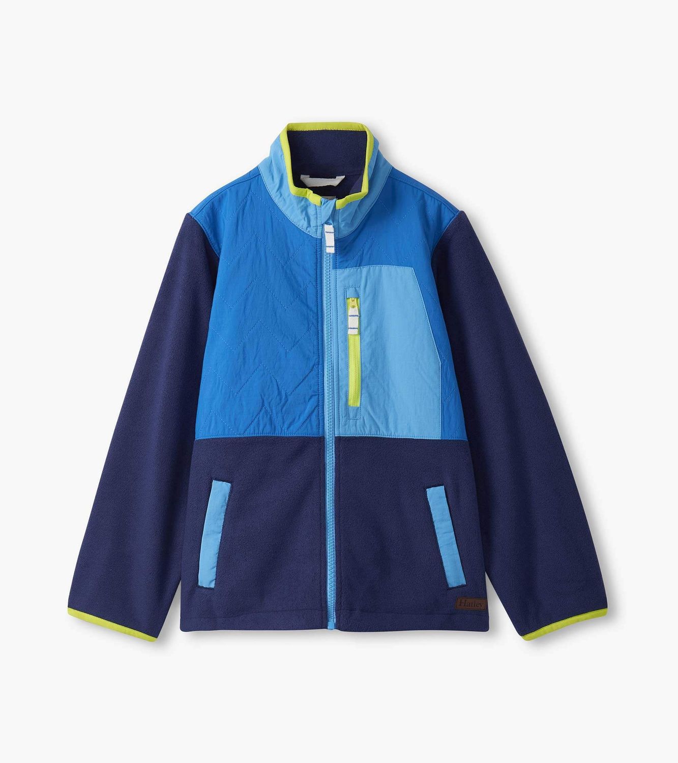Veste en polar color block 1988