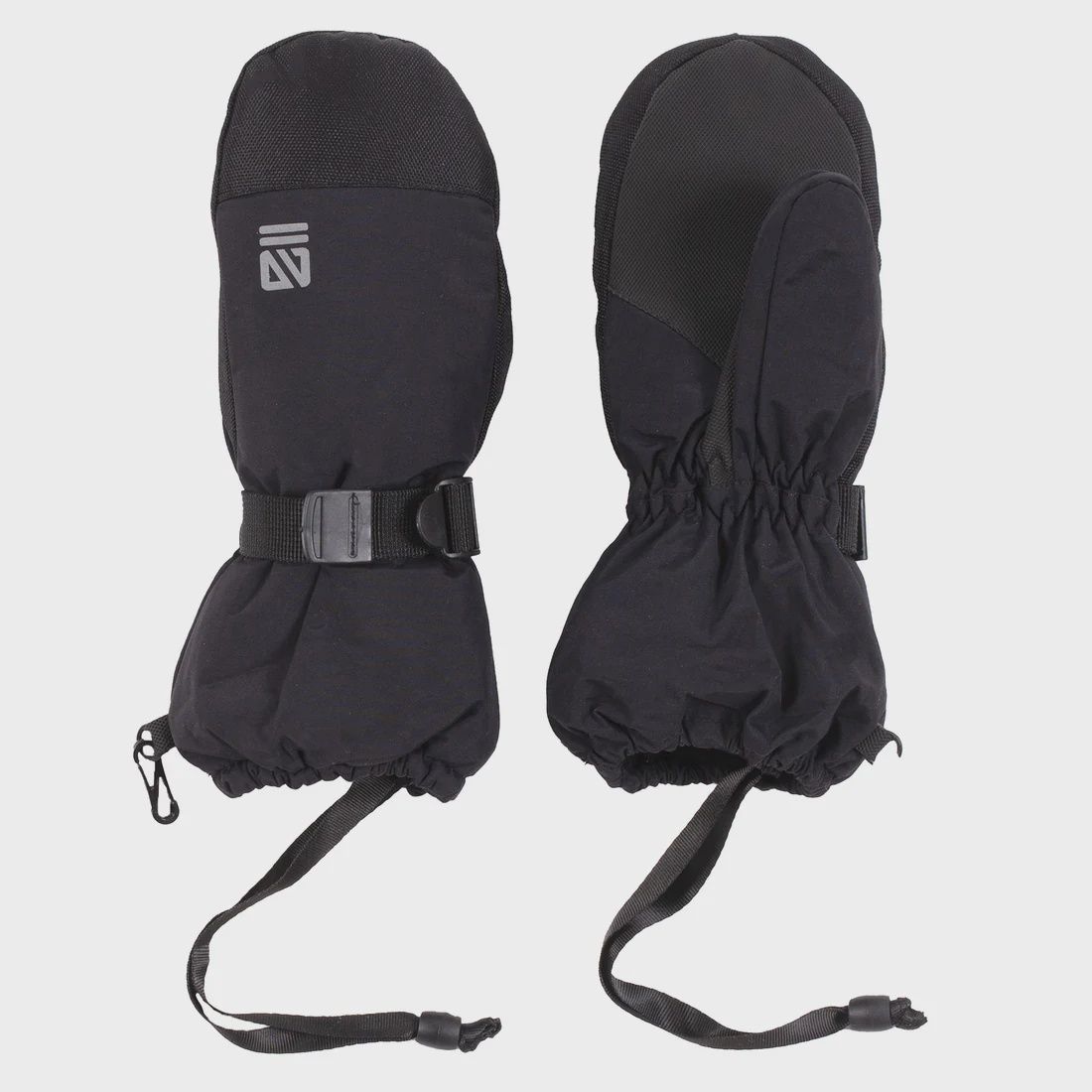 Mitaines noires unisexes t201