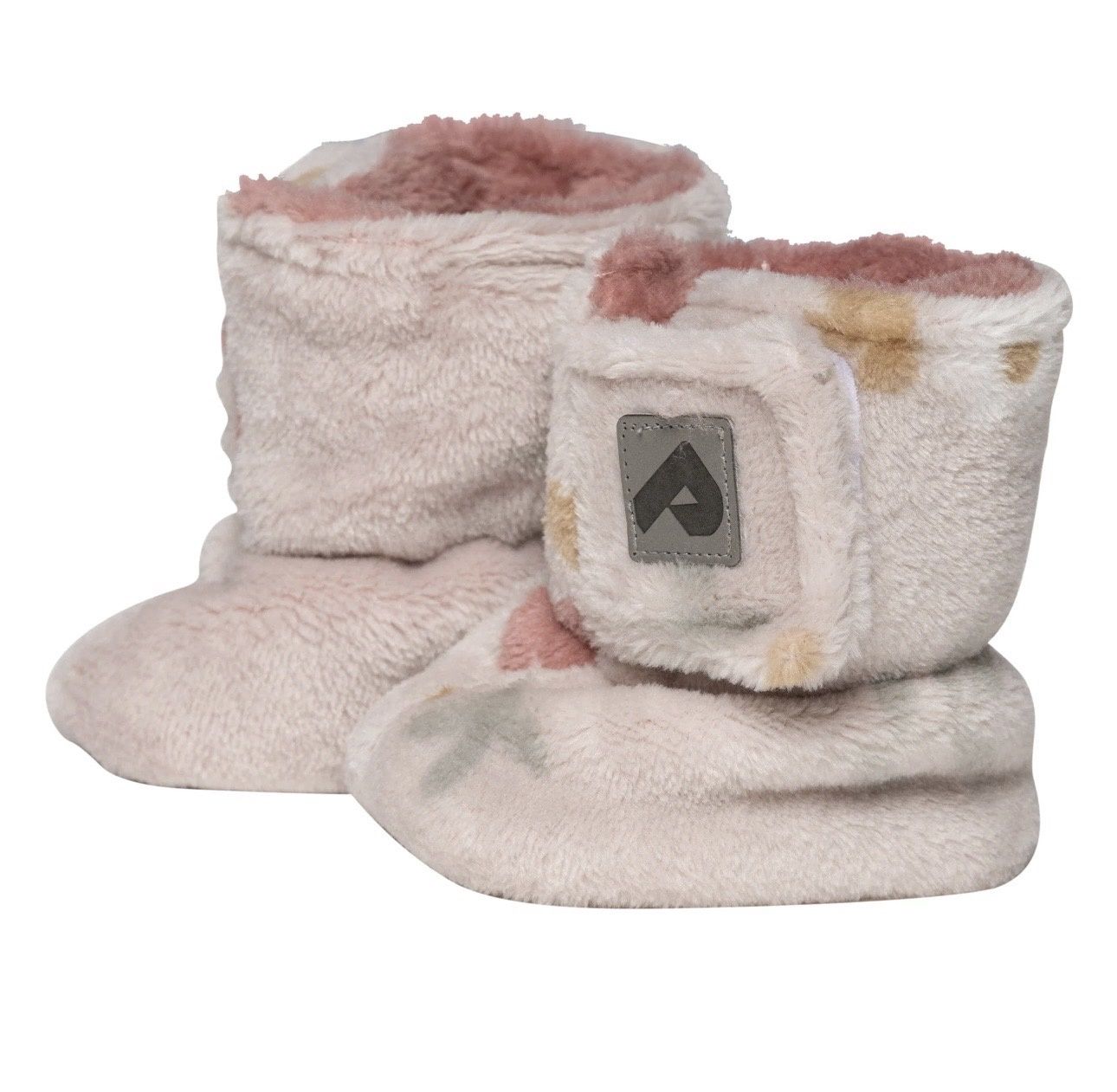 pantouffle peluche floral PU207P