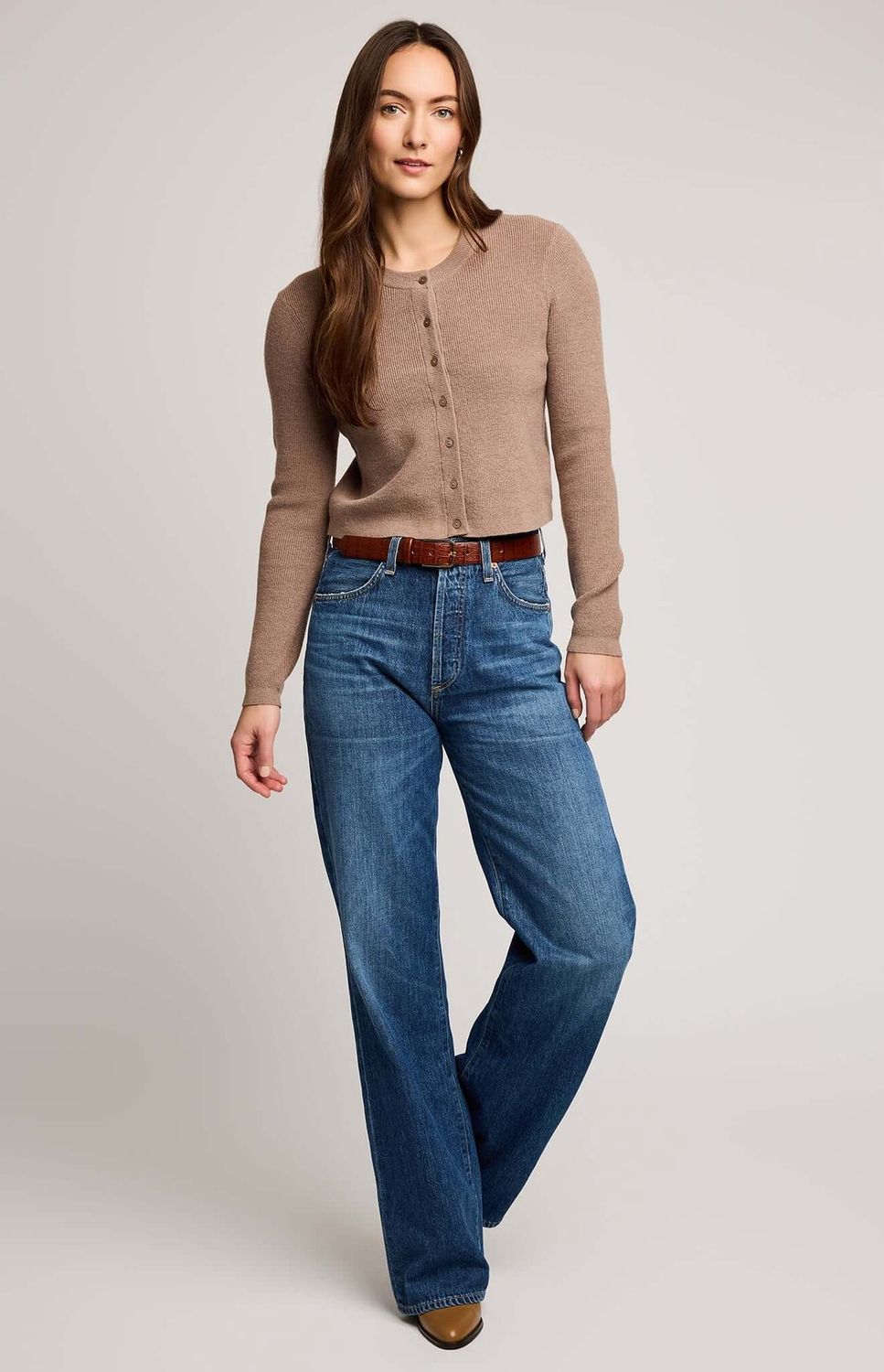 Haut en tricot Mirabelle Bruyère Noisetier