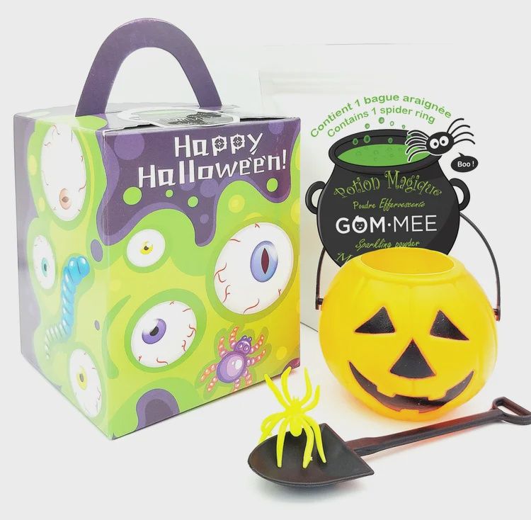 Boite Halloween vert