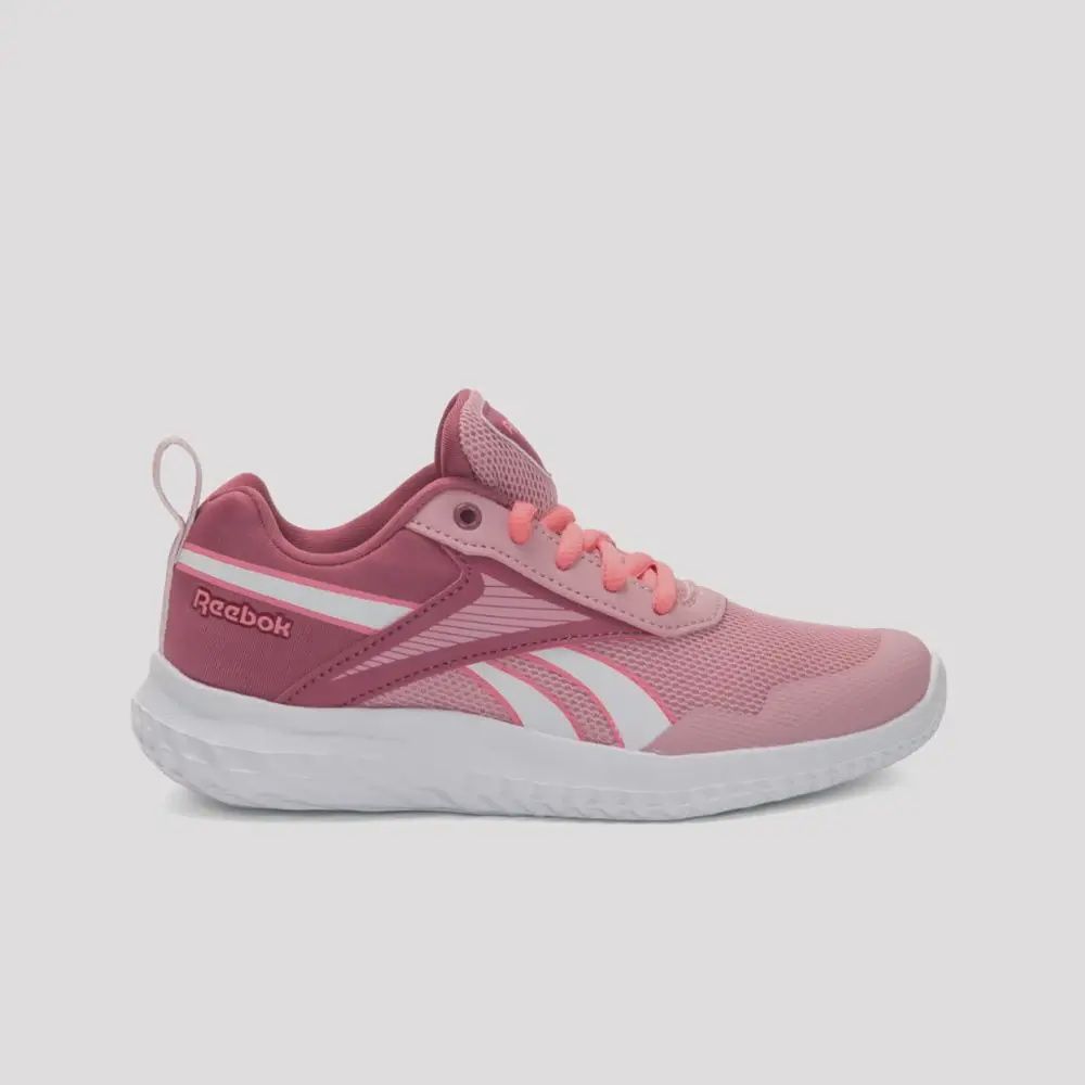 Espadrille sport rose à lacet élastique