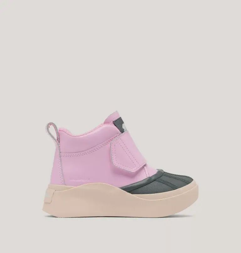 Botte imperméable- Rose et noir