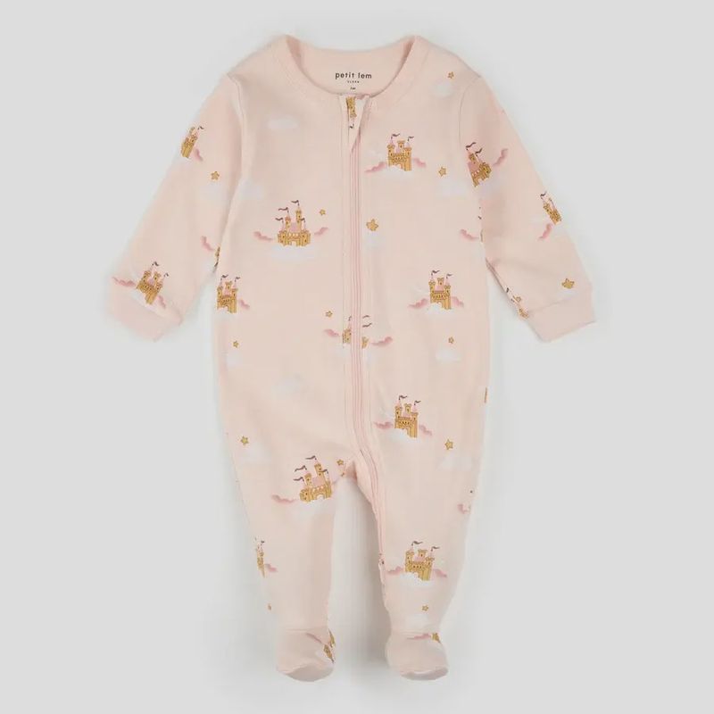 Dormeuse Château magique rose - P02B