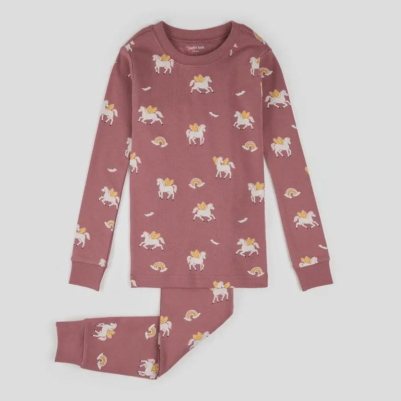 Pyjama Pégase rose-03K