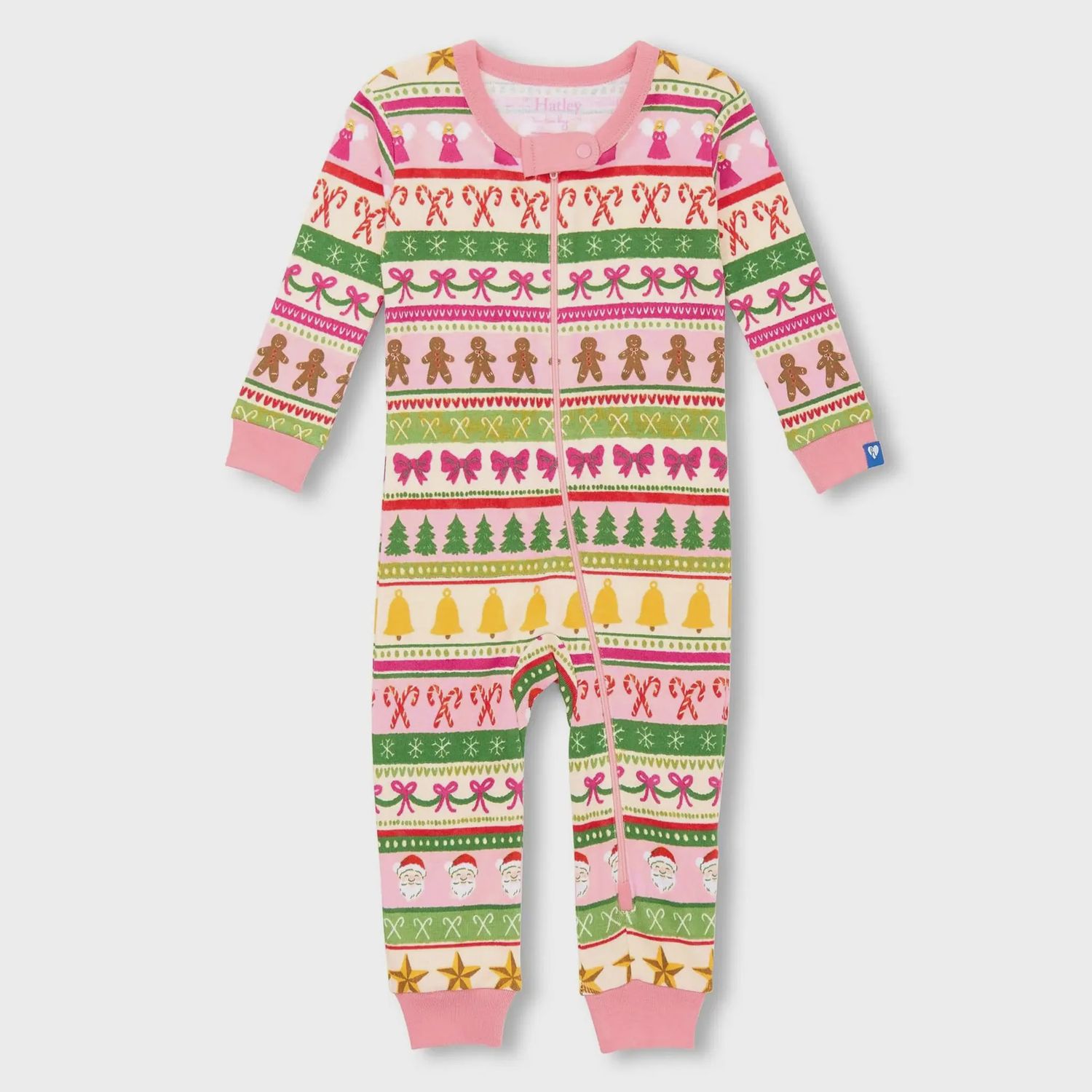 Pyjama bébé Rose Fair Isle 1575