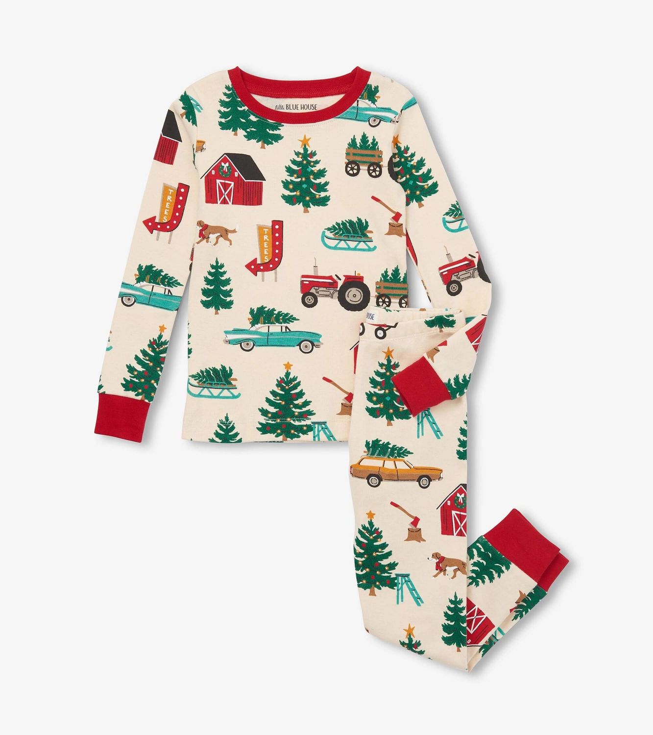 Ensemble de pyjama pour enfants Christmas Tree Farm M180
