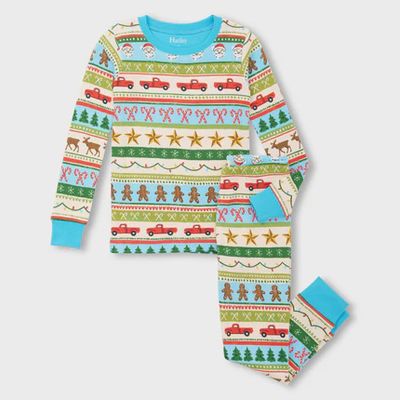 Pyjama Bleu à motif amusant 204O