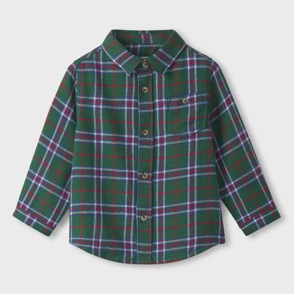 Chemise bébé Carreaux Noël 1548
