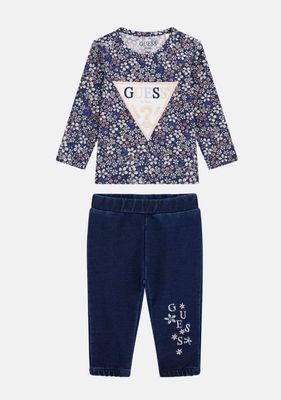 Ensemble Chandail et pantalon à logo floral 1314