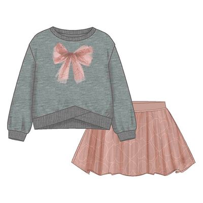 Ensemble chandail et jupe fantaisie en tulle 4936
