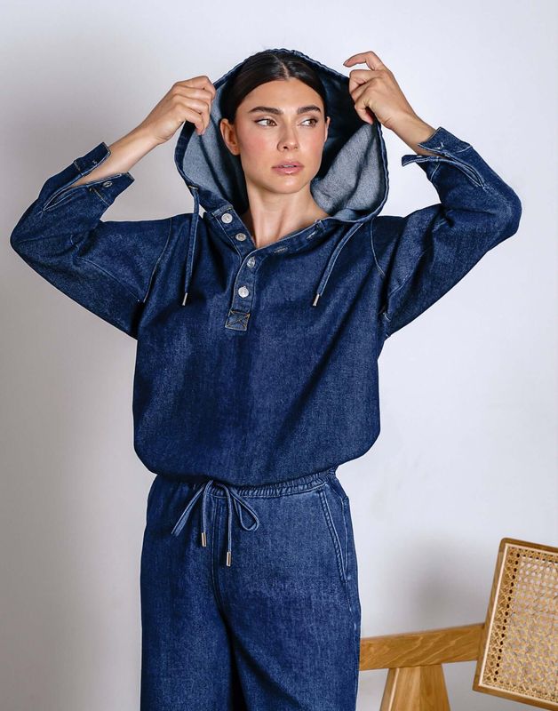 Haut henley / flore 2803