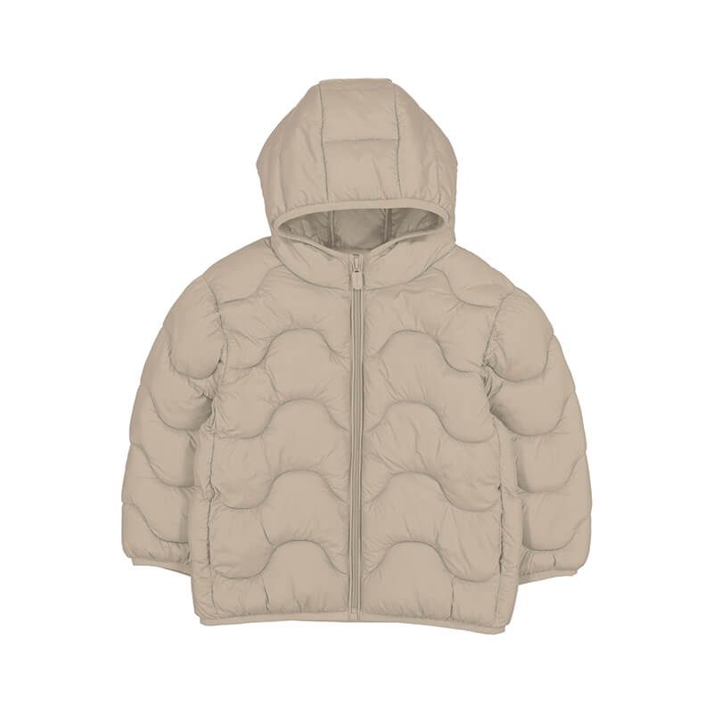 Manteau matelassé soft taupe 4443