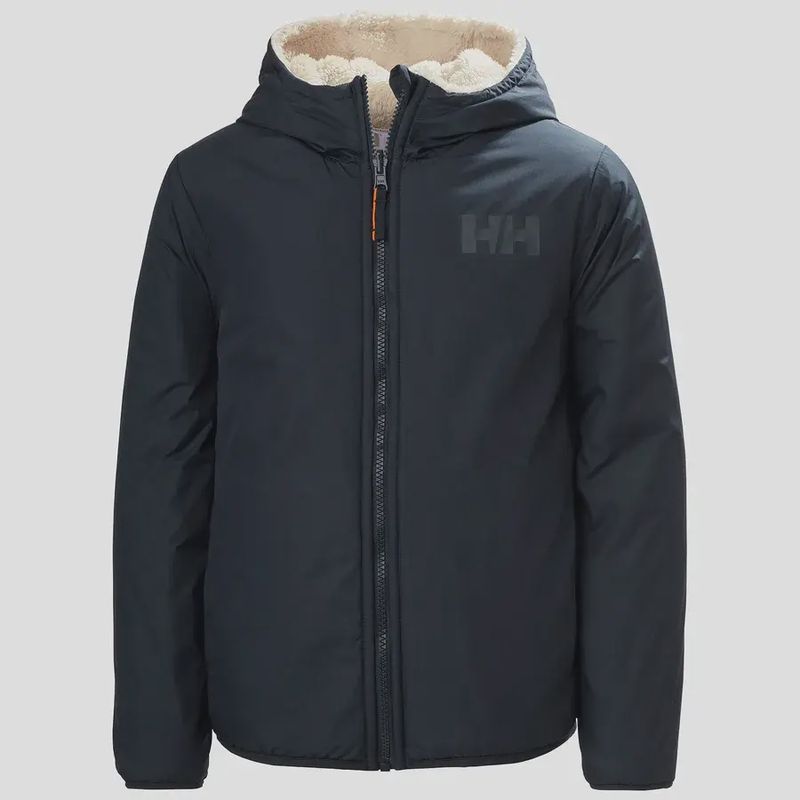 Manteau réversible marine