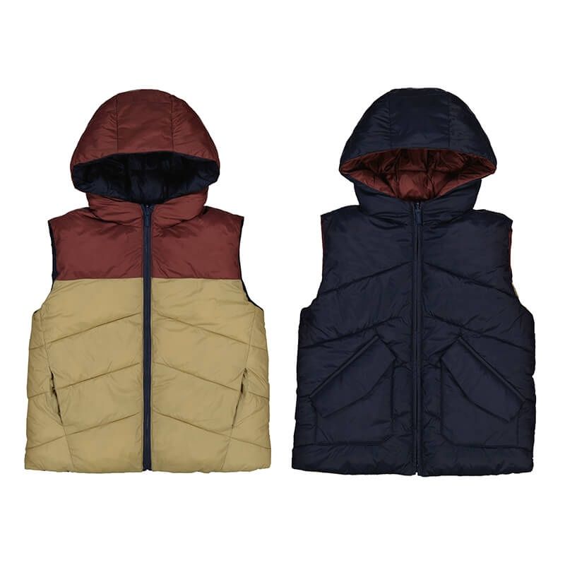 Manteau sans manche réversible 4382