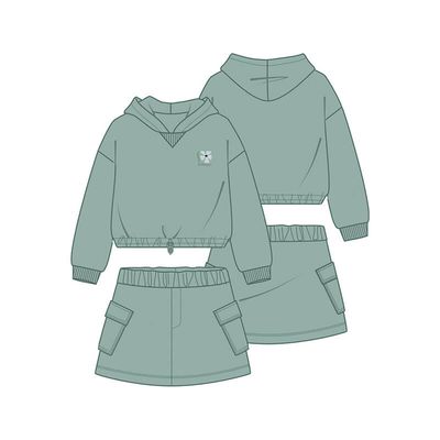 Ensemble jupe cargo 4935
