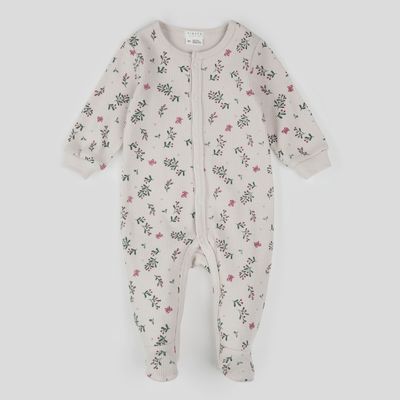 Dormeuse thermique à imprimé houx Winterberry sur beige