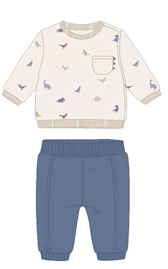 Ensemble 2 Pièces motif dino 2620