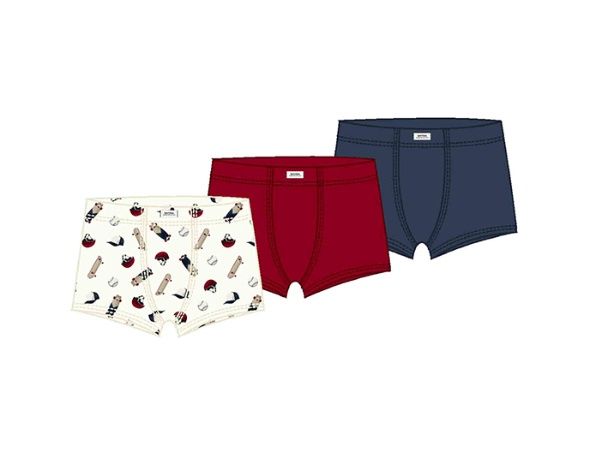 Ensemble de 3 boxer rouge 0035