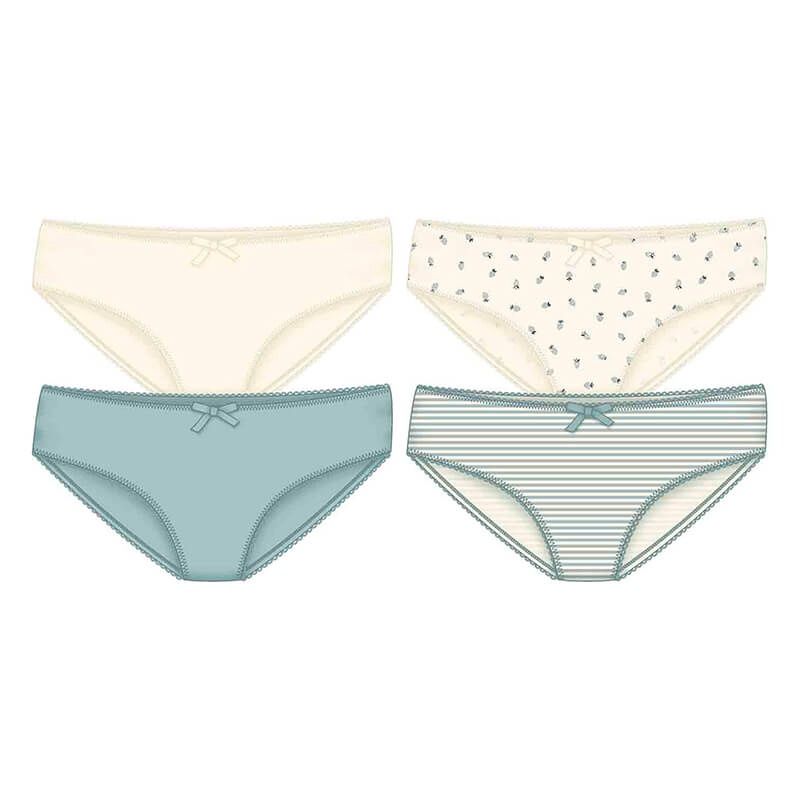 ensemble de 4 culotte bleu 0038