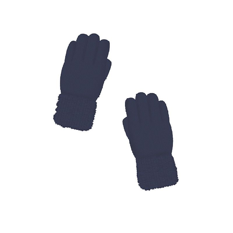 Gants tricot marine 0063
