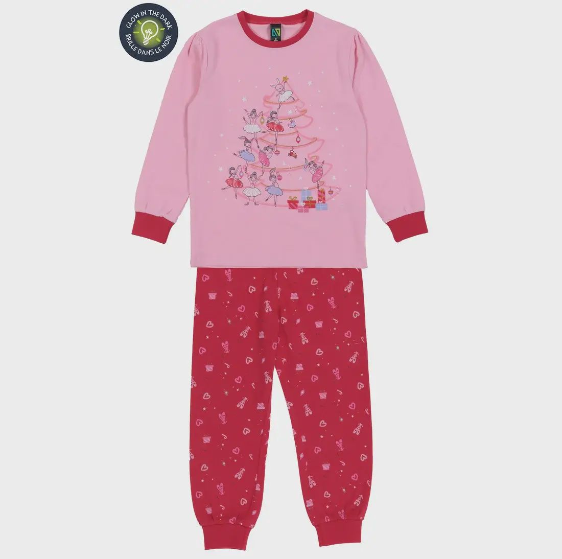 Pyjama Filles  Rose Pale 5p62