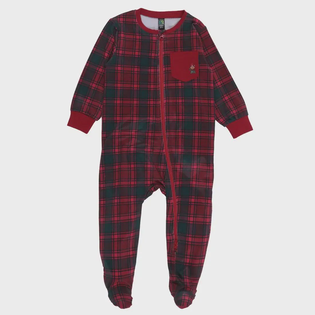 Collection des fêtes - Pyjama une-pièce Rouge P115