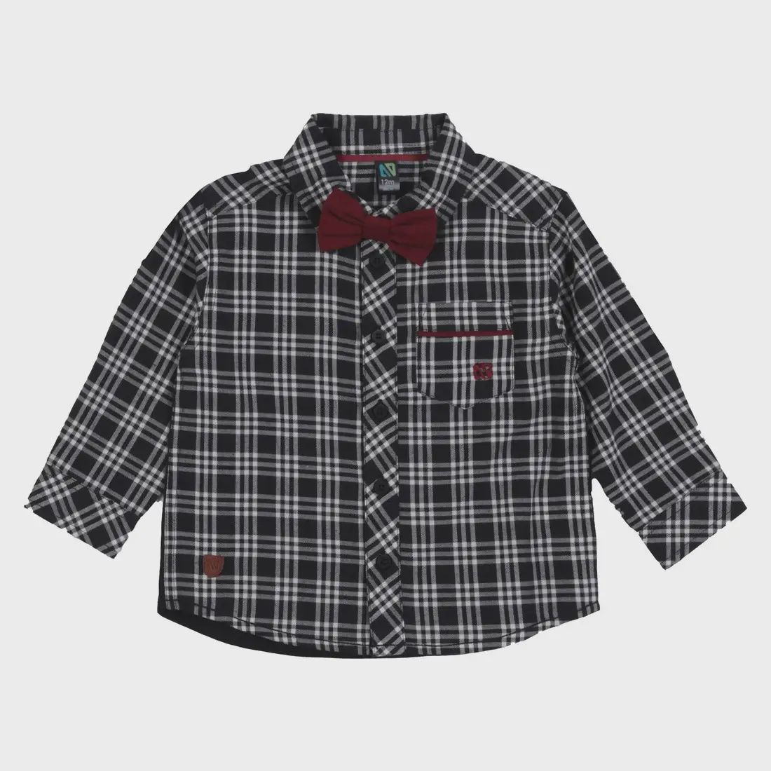 Chemise Bébé Garcon Noir 2575