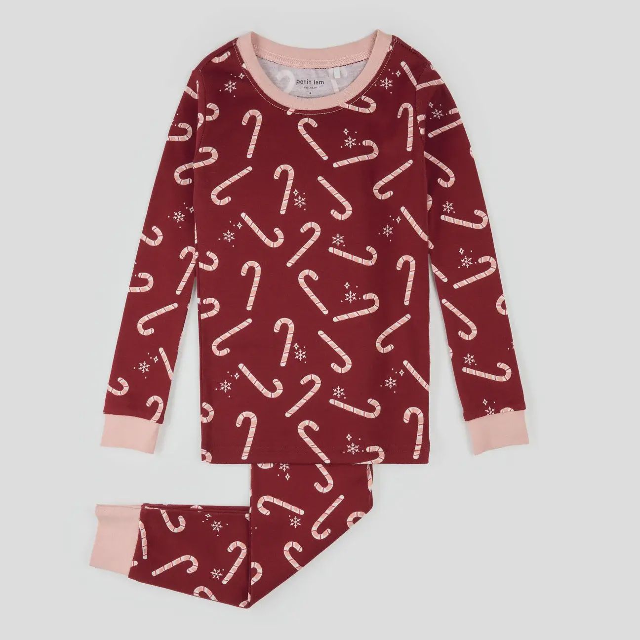 Pyjama motif canne de bonbon q04k