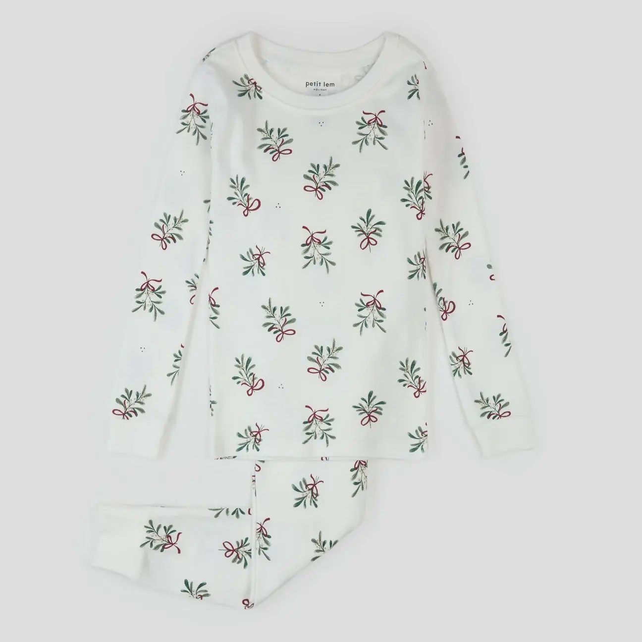 Pyjama blanc cassé motif gui q02k