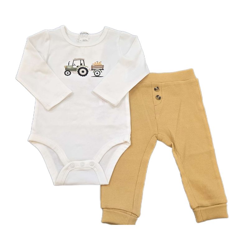 Ensemble 2 pièces couleur moutarde e01b