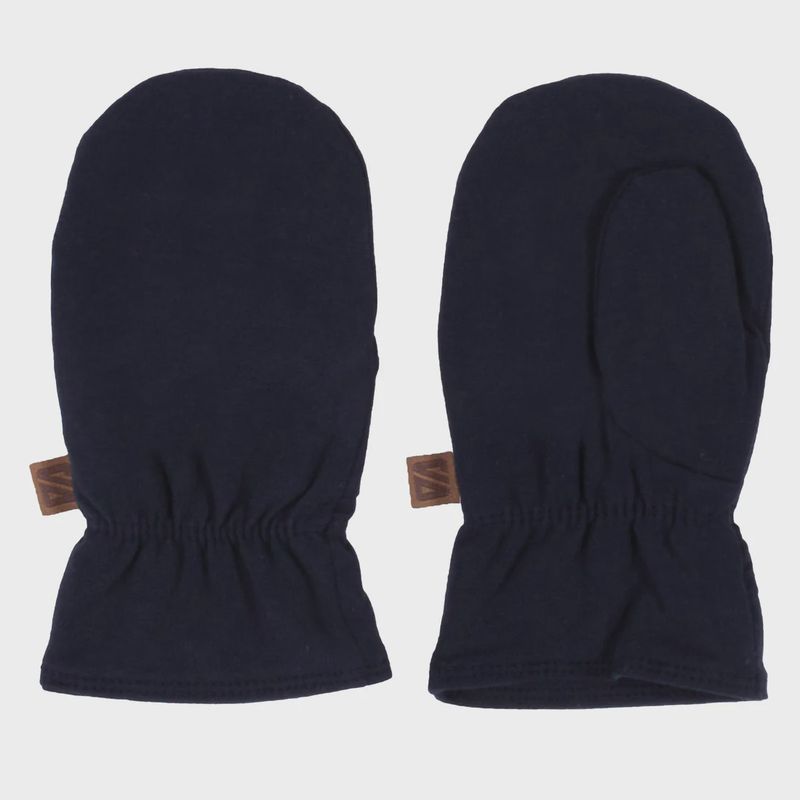 Mitaines en jersey bébé Unisexe Marine