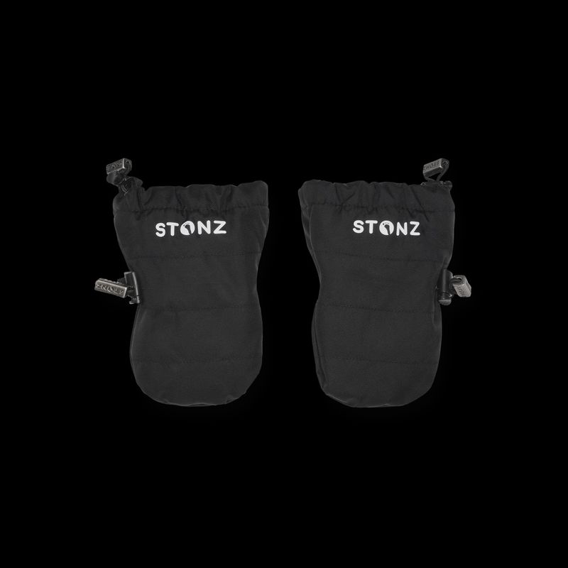 Snow Mitt Baby - Moufles faciles à porter, isolées, imperméables noir