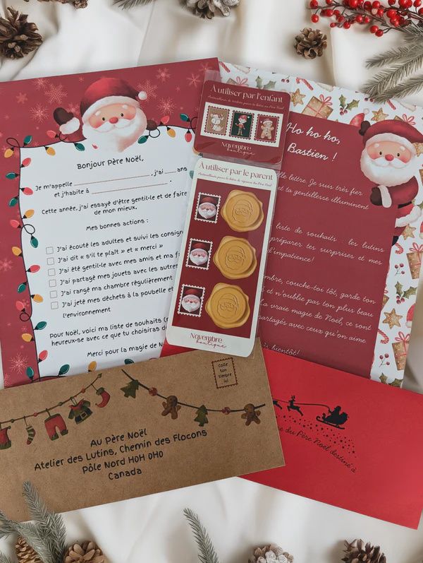 Ensemble de lettres au Père Noël