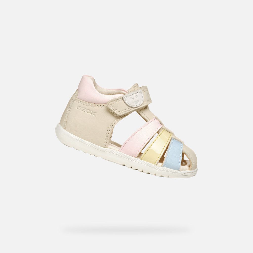 Sandale fermée pastel macchia