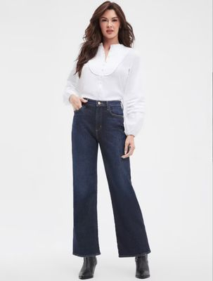 Jean large taille haute 5860