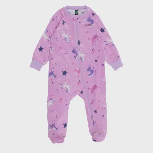 Pyjama une-pièce Bébé Fille Lilas