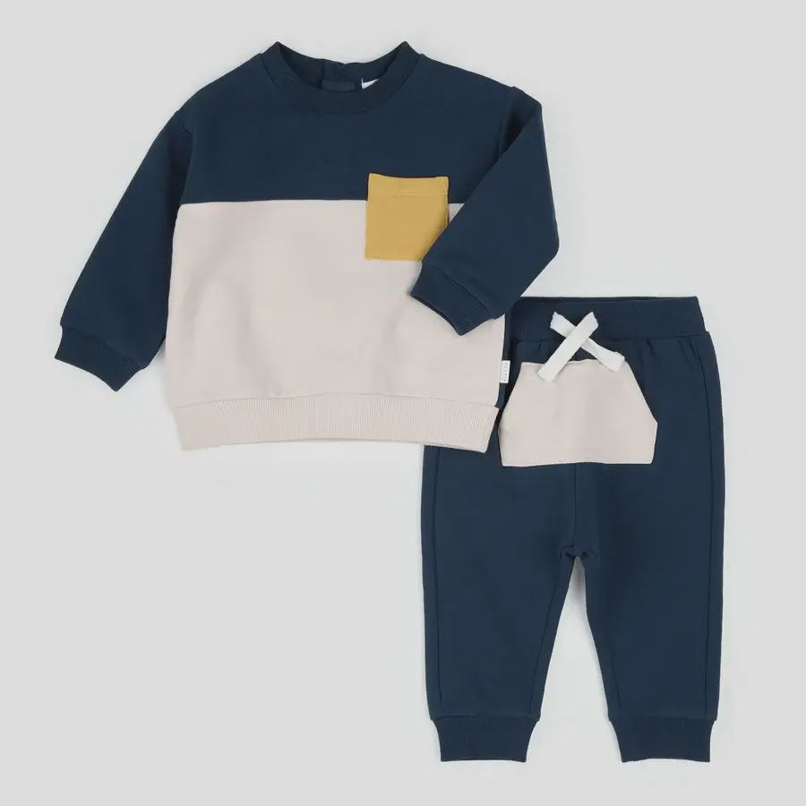 Ensemble Jogging marine-E02B