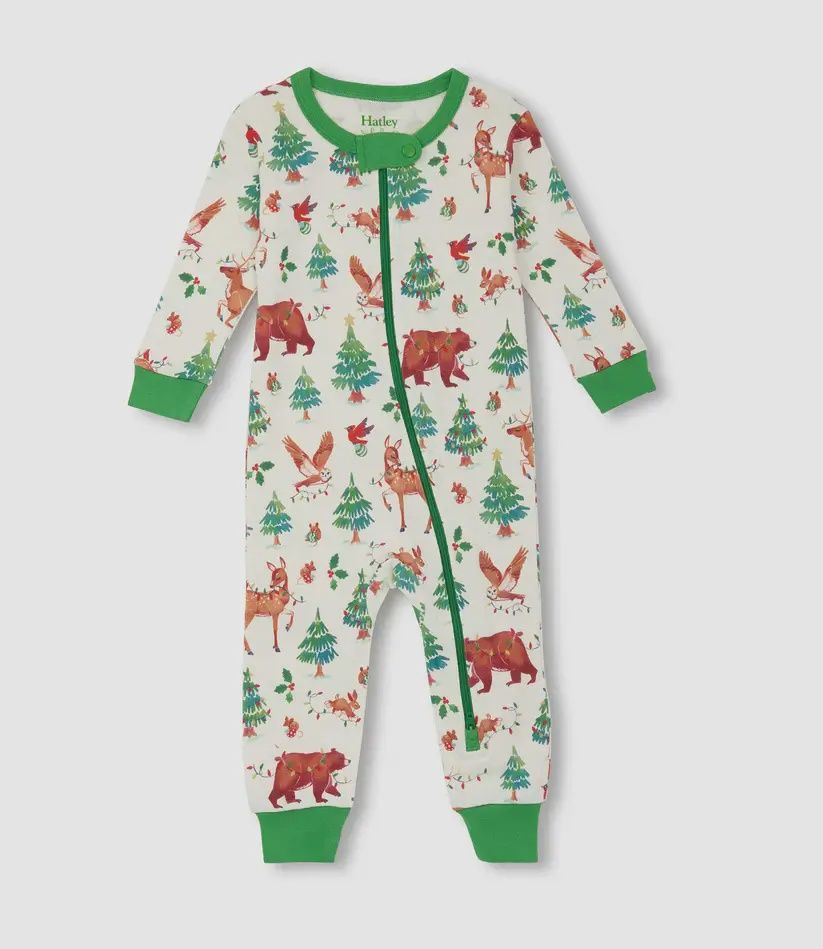 Pyjama bébé animaux des fêtes 1575