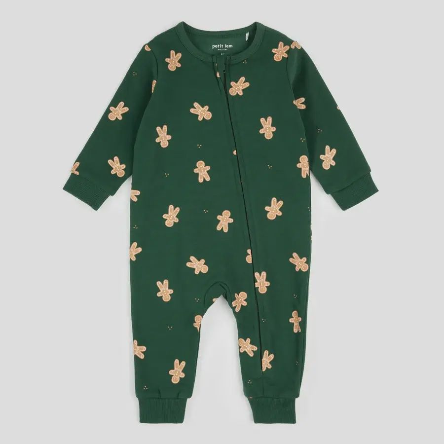 Pyjama vert et pain d'épice