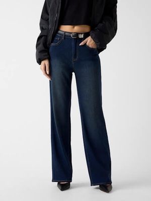 Jeans taille haute droite 6980