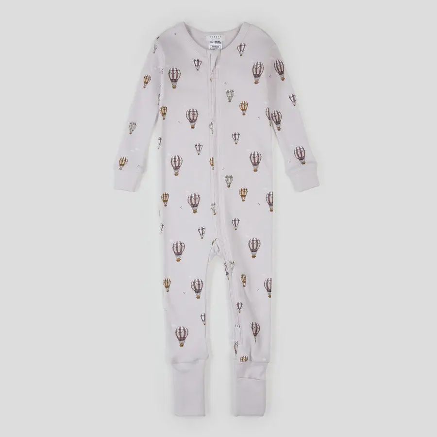 Pyjama 2 pièces mongolfiere lilas-Q01