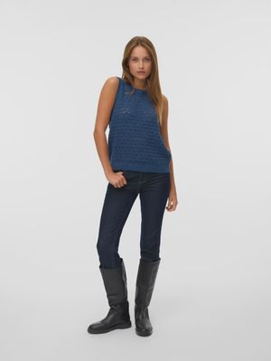 Débardeur bleu acier 0107