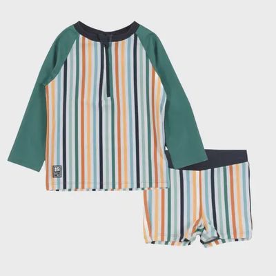 Maillot UV deux-pièces bébé Bébé Garcon Vert S307