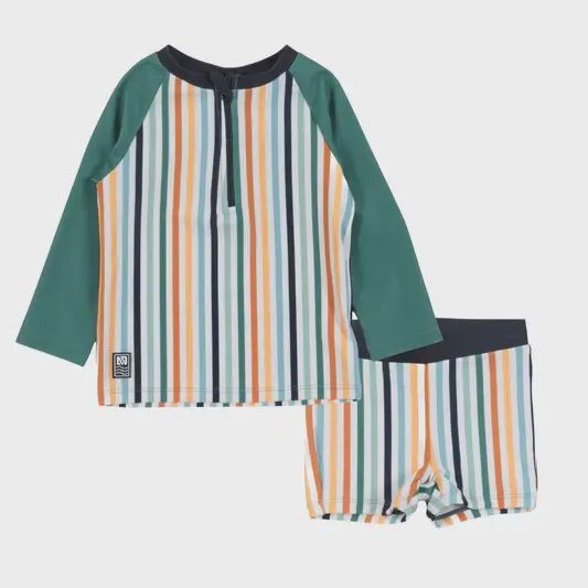 Maillot UV deux-pièces bébé Bébé Garcon Vert S307