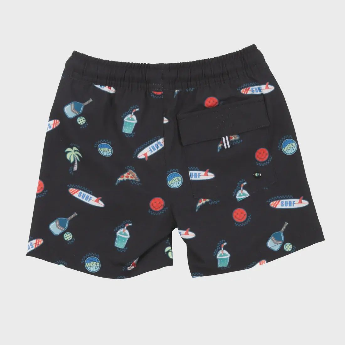 Short maillot UV Garçons Noir S201