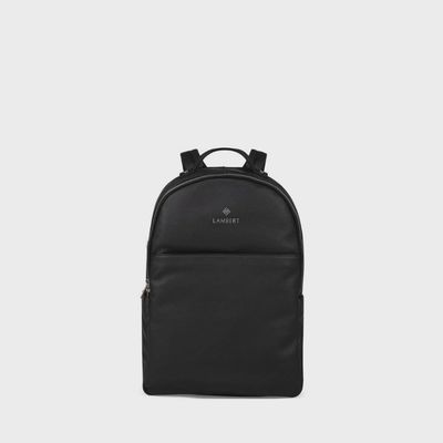 Le Charles - Sac à dos en cuir vegan noir recyclé