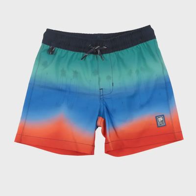Short maillot UV garçon bleu S201