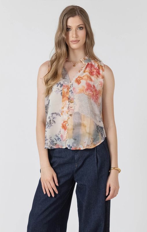 Blouse imprimé floral 3753