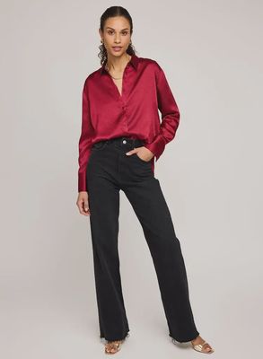Blouse en soie crimson 2896